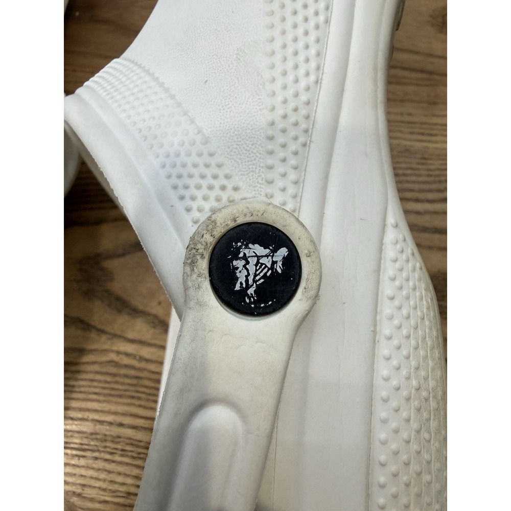 CROCS Men's White Classic Slip On Clog Shoes Size 12 Clean - Picture 5 of 8
